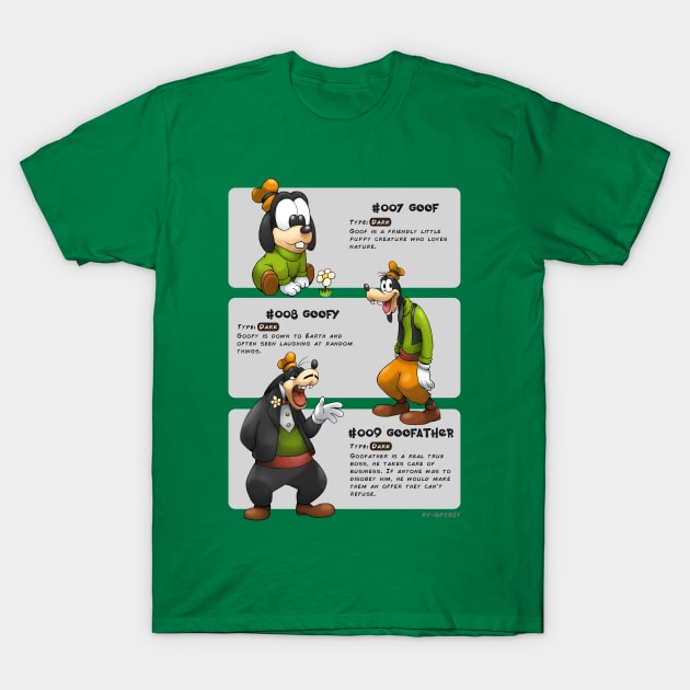 Goofy Evolutions T-Shirt by disneyevolutions